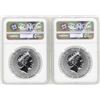 Image 2 : Lot of (2) 2018 Niue $2 Star Wars Stormtrooper Silver Coins NGC MS70 Early Relea