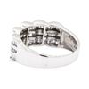 Image 3 : 10KT White Gold 0.50 ctw Diamond Ring