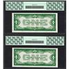 Image 2 : (2) Consecutive 1928B $1 Funnyback Silver Certificate Notes PCGS Very Choice New