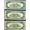 Image 2 : Lot of (3) 1953 $10 Silver Certificate Notes