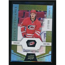 16-17 Upper Deck Trilogy #59 Sebastian Aho RC
