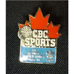 CBC Sports XV Olympic Winter Games Pin