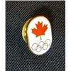Image 1 : Red Maple Leaf & Olympic Rings Collector Pin