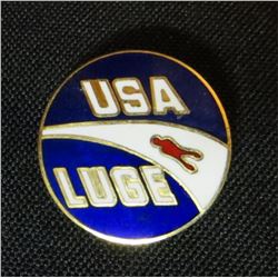 USA Luge Collector Pin