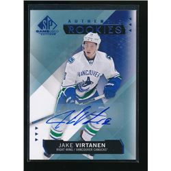 15-16 SP Game Used Autographs Blue Jake Virtanen