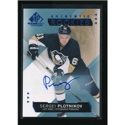 15-16 SP Game Used Autographs Sergei Plotnikov