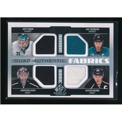 14-15 SP Game Used Authentic Fabrics Quads