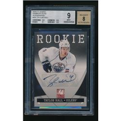 Beckett Graded Taylor Hall Donruss Signed RC