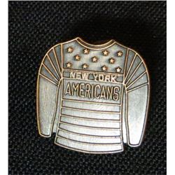 New York Americans NHL Jersey Design Pin