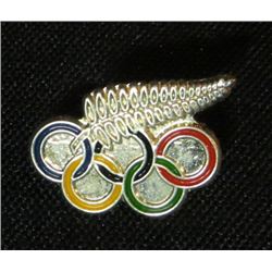 Colorized Olympics Rings Collector Pin