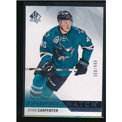 15-16 SP Authentic #206 Ryan Carpenter RC