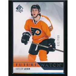 2015-16 SP Authentic #193 Taylor Leier RC