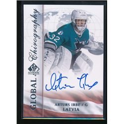 15-16 SP Authentic Global Chirography Artus Irbe