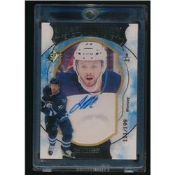 16-17 SPx Blue #57 RC Josh Morrissey Auto