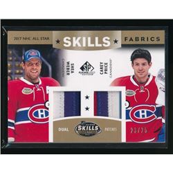 17-18 SP Game Used  Dual Weber/Price 23/25