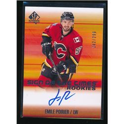 15-16 SP Auth Auto RC Emile Poirier 242/299