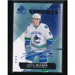 2015-16 SP Game Used Autographs Blue Jared McCann