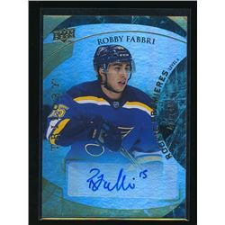15-16 Upper Deck Trilogy #138 Robby Fabbri Auto RC