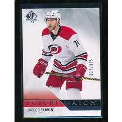 2015-16 SP Authentic #203 Jaccob Slavin RC