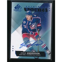 15-16 SP Game Used Autographs Blue Josh Anderson