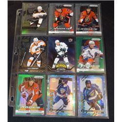 Lot Of 9 NHL Rookies & Insert Cards Travis Konecny