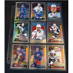 Lot Of 9 NHL Rookies & Inserts Alex Ovechkin,