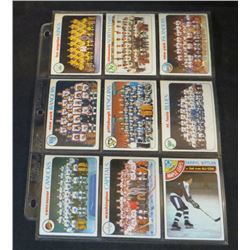 1978-79 OPC Lot Of 9 NHL Cards Darryl Sittler