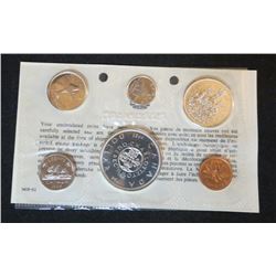 1964 Canadian Uncirculated Coin Set With Silver