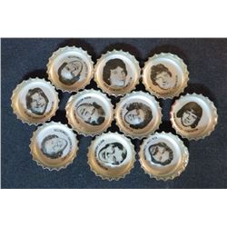 1980-81 Pepsi Edmonton Oilers NHL Caps Lot Of 10