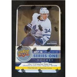 2017-18 Upper Deck Series 1 sealed Tin 12 Packs