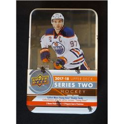 2017-18 Upper Deck Series 2 sealed Tin 12 Packs