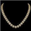 Image 1 : 30.78 CTW Diamond Designer Necklace 18K Yellow Gold - REF-4766A9X - 42580