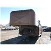 Image 1 : 1984 Homemade Gooseneck Stock Trailer- 20' X 7'- Tandem Axle- 7.5' Nose - 12000 LBS Axles