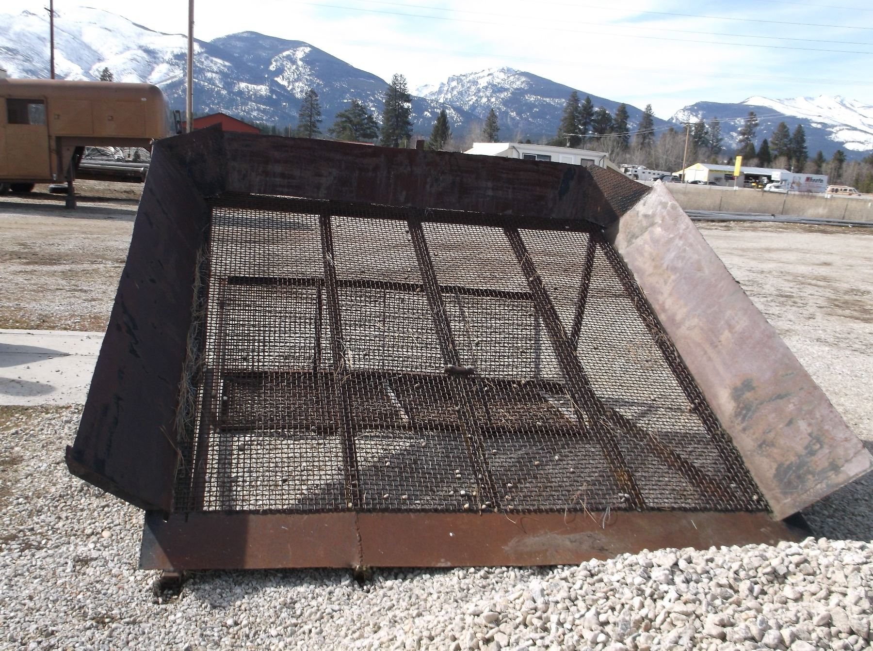 Rock Screen Rake Grizzly Rock Screen- 10' X 10'