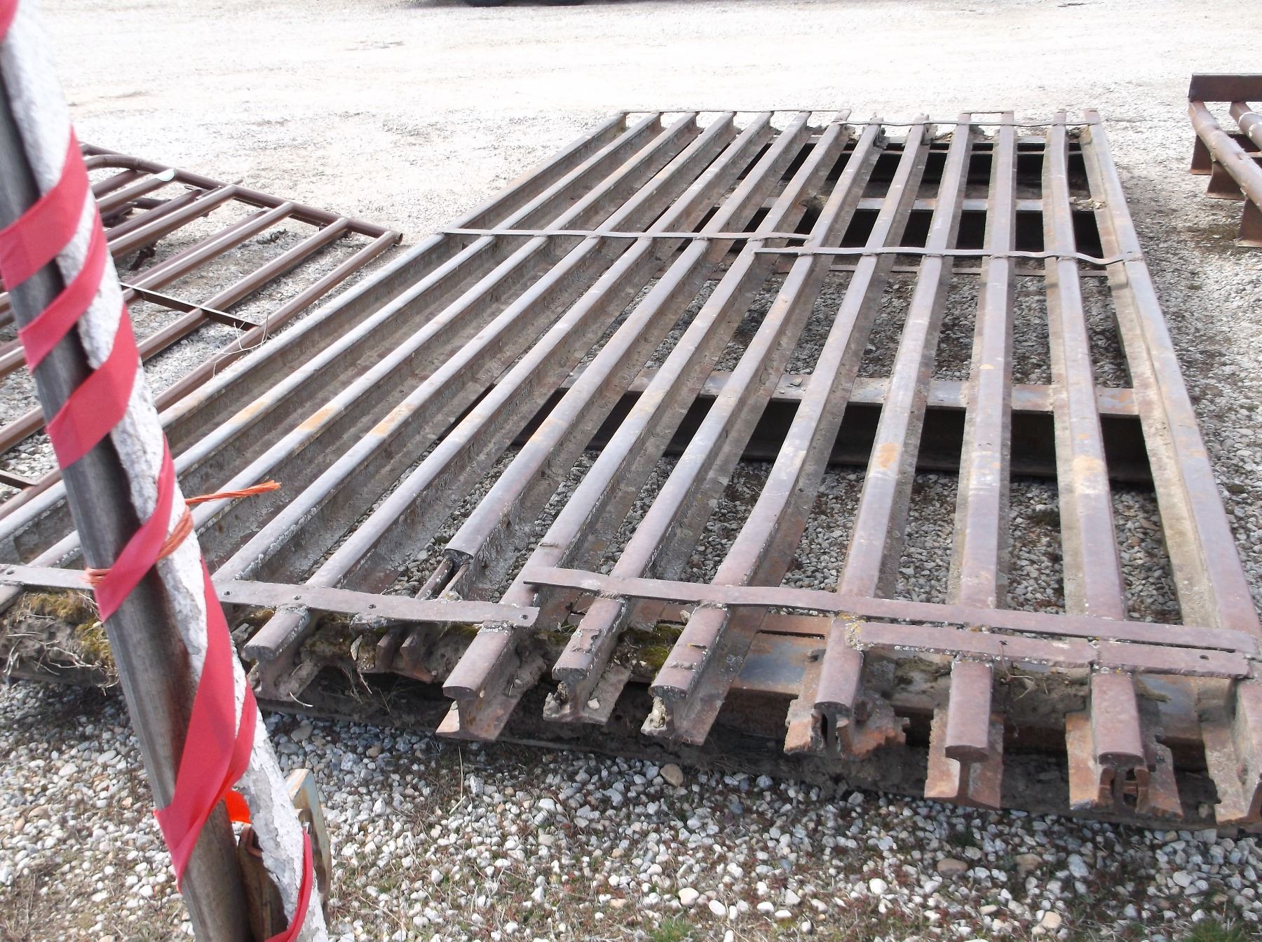 Cattle Guard Railing 15' x 7.5' Cattle Guard- Railroad Rails