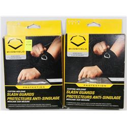 TWO PAIRS OF EVOSHIELD HOCKEY SLASH GUARDS