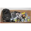Image 1 : LARGE BOX OF ASSORTED SPORTS EQUIPMENT INCLUDING