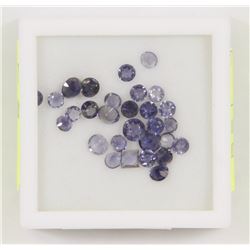 1) ASSORTED LOOSE IOLITE GEMSTONES