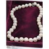 Image 2 : 2) FRESHWATER PEARL NECKLACE W/ ST. SILVER CLASP