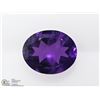 Image 1 : 46) GENUINE OVAL SHAPED AMETHYST GEMSTONE