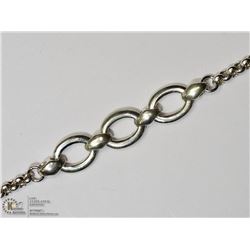 49) STERLING SILVER BRACELET