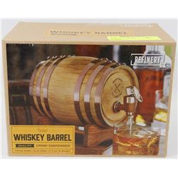 WOOD WHISKEY BARREL,1 LITRE WITH STAND