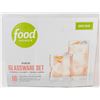 Image 1 : FOOD NETWORK 16PC GLASSWARE SET