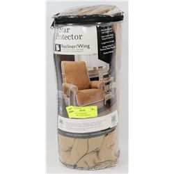 5 STAR RECLINER/WING PROTECTOR, LIGHT BROWN