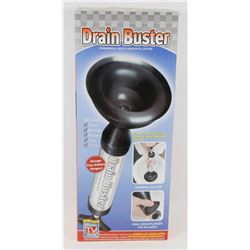 NEW DRAIN BUSTER MULTI-DRAIN PLUNGER