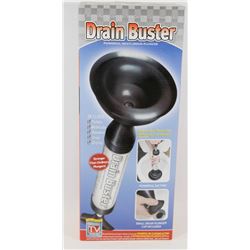 NEW DRAIN BUSTER MULTI-DRAIN PLUNGER