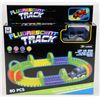 Image 1 : NEW 80PC FLUORESCENT TRACK PLAYSET WITH CAR