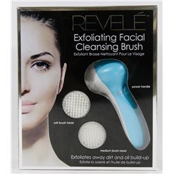 NEW REVELE EXFOLIATING FACIAL CLEANSING BRUSH