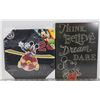 Image 1 : LOT OF 2 DISNEY MICKEY WALL HANGINGS