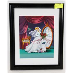DISNEY CINDERELLA FRAMED PRINT